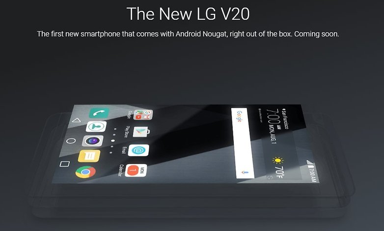 LG V20 спецификации