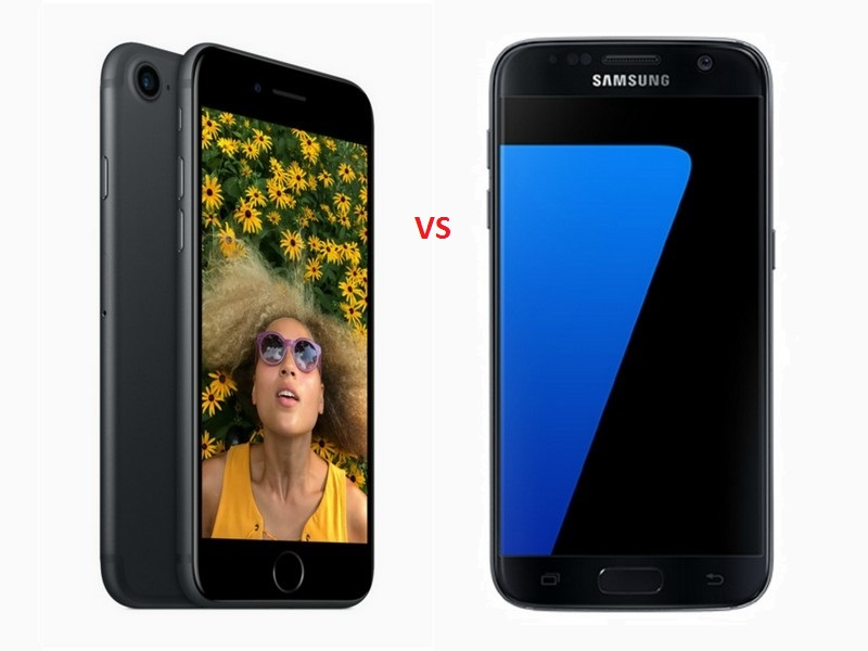 iPhone 7 vs Galaxy S7.