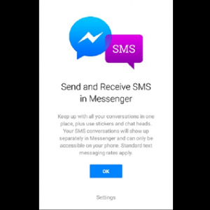 Facebook предлагает отправлять SMS из Messenger